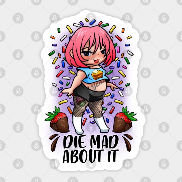 Die Mad About It Sticker by Miss_Bethany_Tattoos